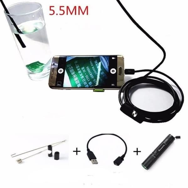 Vanntett Android-endoskop, mikro-USB-videokamera for inspeksjon AN97