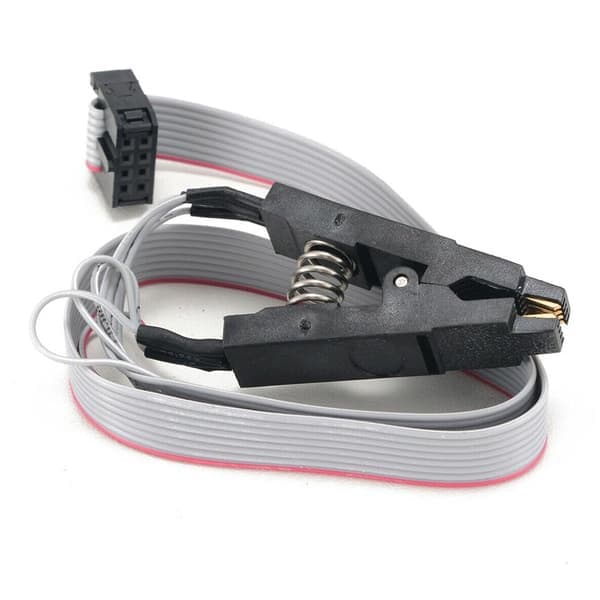 CH341A USB-programmør til 24/25-seriens EEPROM og BIOS Flash Inkluderer 1,8V-adapter SOIC8 testklemme og SOP8 til DIP8-konverteringssokkel