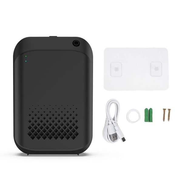 Bluetooth Aromaterapi Diffuser – 150 ml Sort – App-kontrol, 100 dages batterilevetid, til hjem/hotel/spa