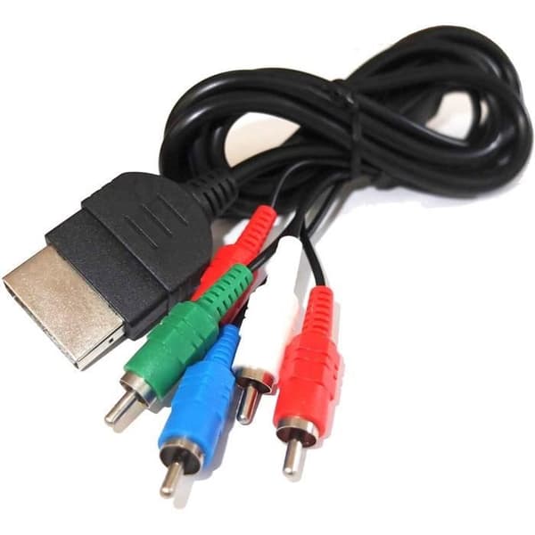Komponent HD AV-kabel för Xbox - Generisk - Svart - Röd, Blå, Vit, Grön