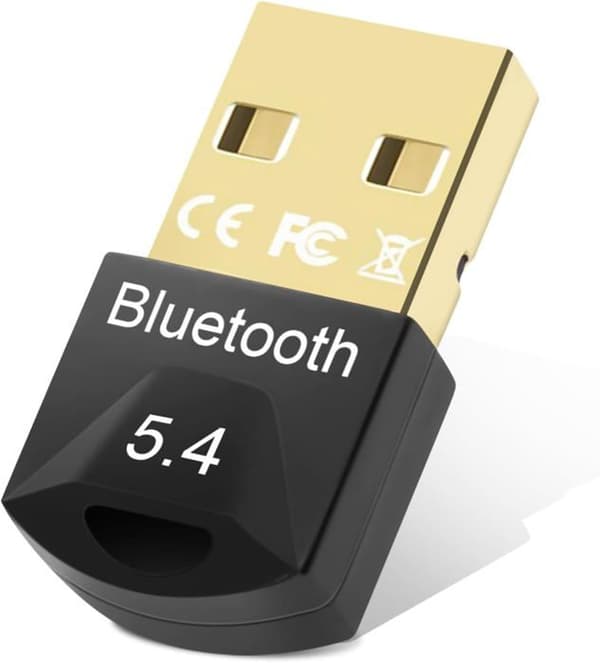USB Bluetooth-adapter - 5.4 - Bluetooth-dongle - PC-kompatibel - Stabil lydoverføring - Anti-interferens