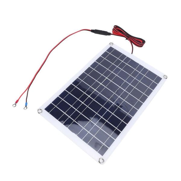40W solcellepanel – monokrystallinsk sett + MPPT-kontroller – bobil og RV