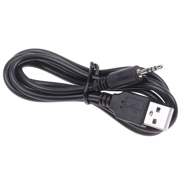 USB-oplader og strømkabel til Synchros E40BT/E50BT hovedtelefoner