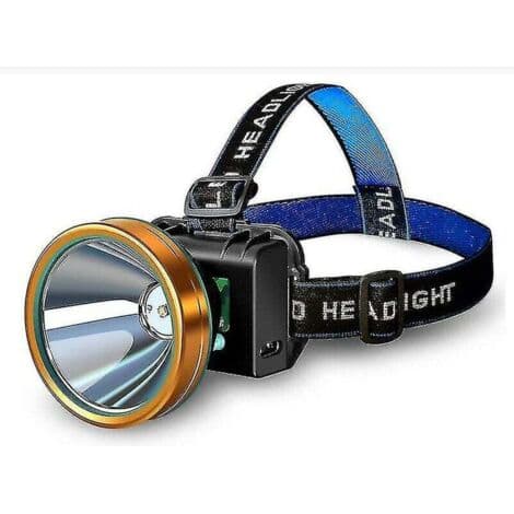 500 000 lm XHP90. Kraftigste hodelykt. USB-hodelykt.