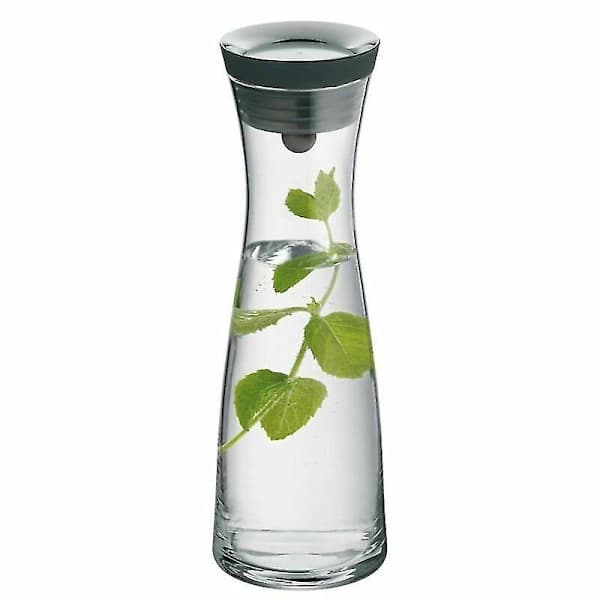 Vattenkaraff 1,8L Borosilikatglasflaska Basic Tiltlock
