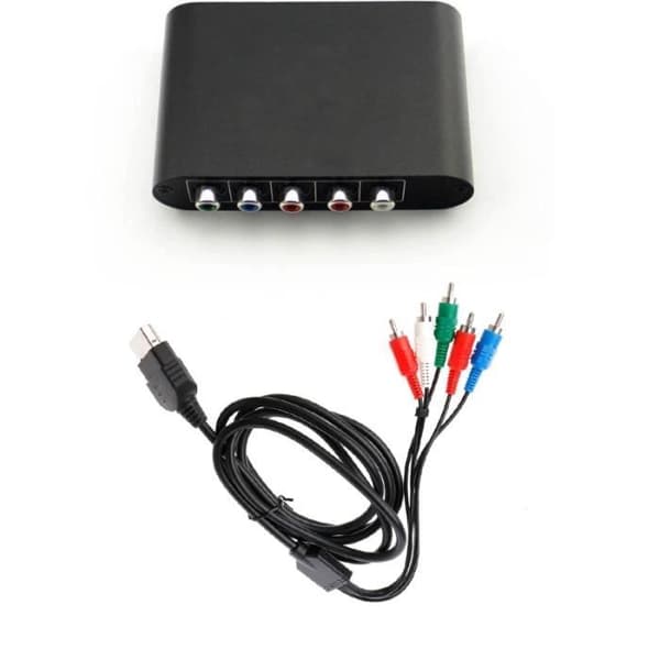 Komponent HD AV-kabel til Xbox - Generisk - Sort - Rød, Blå, Hvid, Grøn