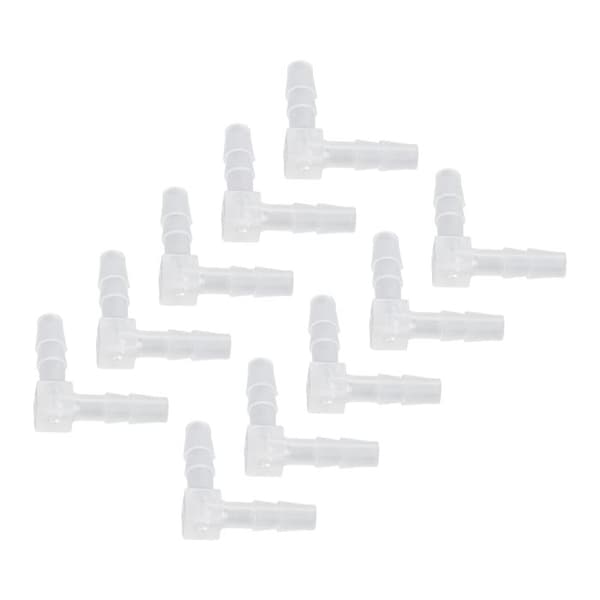 10 stk. 90° PE-albuer – 4 mm – lækagesikkert akvarielaboratorium