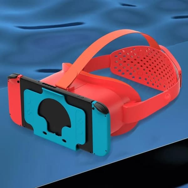 VR-headset 3D VR-briller med justerbar linse og hovedbånd med justerbar HD-linse til Switch og Switch OLED