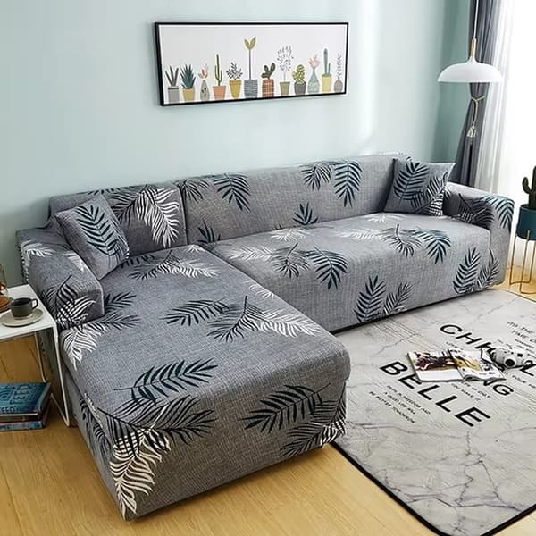 Hjørnesofabetræk - ESSENTIAL - Strækbart 3+2 personers (145-230 cm) - Polyester/elastan
