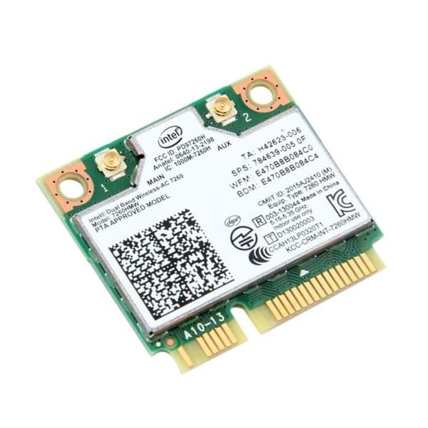 AC1200 Dual Band langaton sovitin Intel 7260 7260HMW AC MINI PCI-E -kortille 2.4G-5G Wifi + Bluetooth 4.0