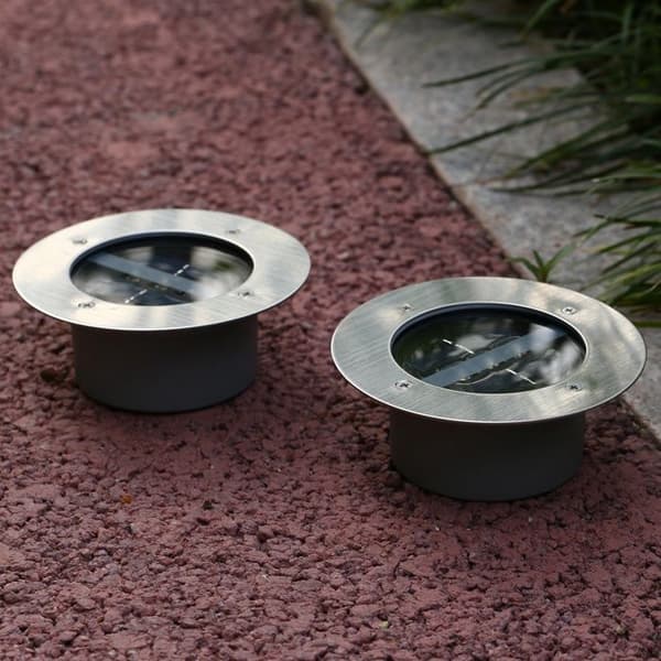 Solar LED underjordisk lys for uteplass, hage, vei