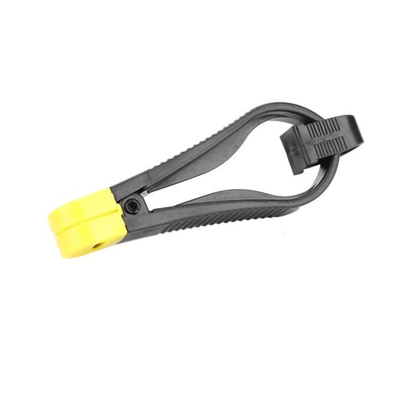 Mini triggergreb – justerbar klemme gul/sort – hav & trolling – 6,5 cm