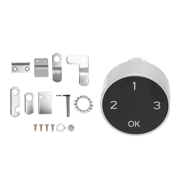Smartlås – 103-6-CS-30 – nyckellös, 1-12 siffror – för lådor, boxar, skåp – 30 mm