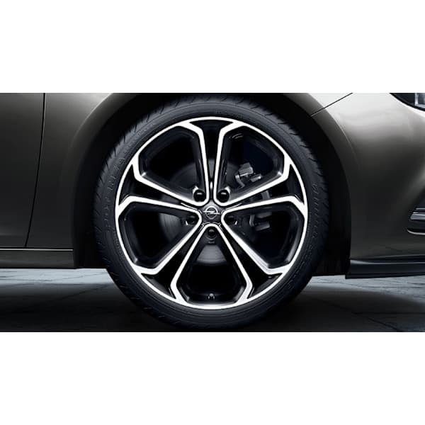 4-pak - Opel Centerkapsler / Hjulkapselmærker 64mm - Svart
