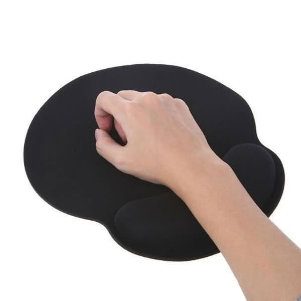 Musematte i skum for DELL PC Tendinitis Håndleddsstøtte til skrivebord (SVART)