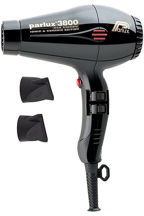 Parlux 3800 Hårtørrer Ionic og Keramisk 2100 W Sort