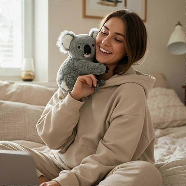 Koala - Koaly emotionaalinen parantuminen tarpeen mukaan, Koaly pehmolelu tunnetukeen, jäljittelee