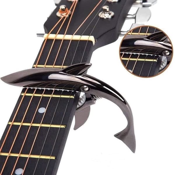 Gitar-capo, elektrisk gitar-capo, haiformet gitar-capo, metall-capo