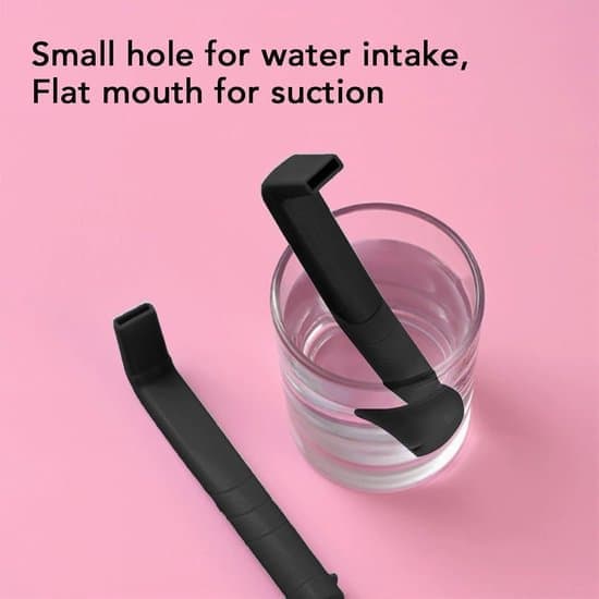 Hiccup Relief Straw - Matkvalitetsplast Kompakt Design for Voksne og Barn