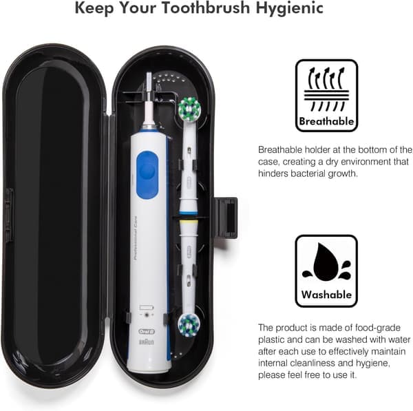 Elektrisk tandborstfodral för Oral B & Philips Sonicare