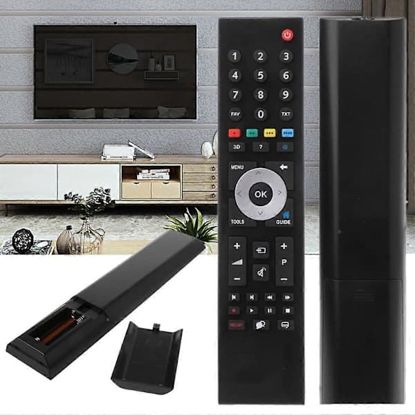 Erstatningsfjernkontroll TP7187R Svart for GRUNDIG Smart TV