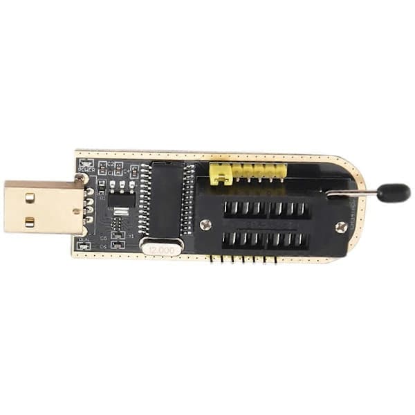 1Set CH341A 24 25-serien EEPROM Flash BIOS USB-programmerare+SOIC8 SOP8 Testklämma+SPI 1.8V-adapter+SOP8 SOIC8 till DIP8