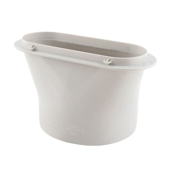 Ilmastointisovitin – 150 mm ABS – Nopea tiivistys – soikea ikkuna