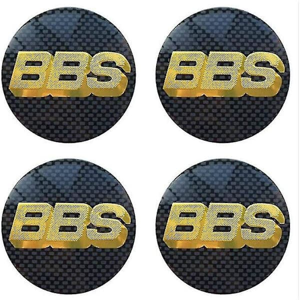 BBS hjulkapsel emblem 4 stk sett 65mm BBS billogo dekal auto