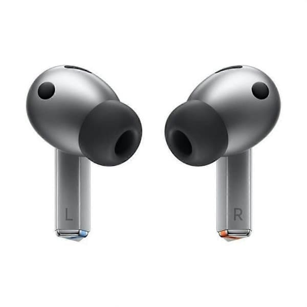 Samsung Galaxy Buds 3 Pro AI True Wireless Bluetooth-hörlurar, brusreducering, ljudoptimering, omdesignad komfortpassform, silver