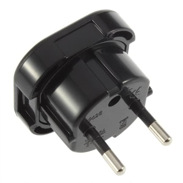 Reiseadapter for strøm fra Storbritannia til EU, universell pluggkonverterer 10A - 16A 240V