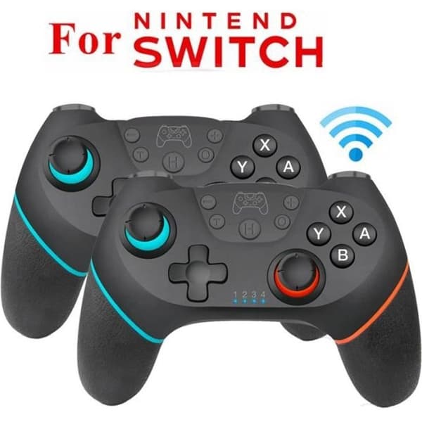 2 stk trådløs spillkontroller PR Gamepad Nintendo Switch Gamepad Joypad Fjernkontroll