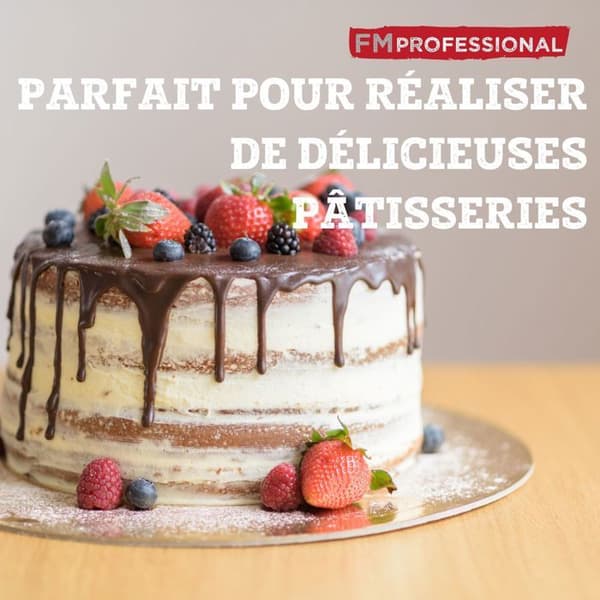 Køkkenpiskeris - FM Professional - 25 cm - Rustfrit stål - Ergonomisk - Praktisk