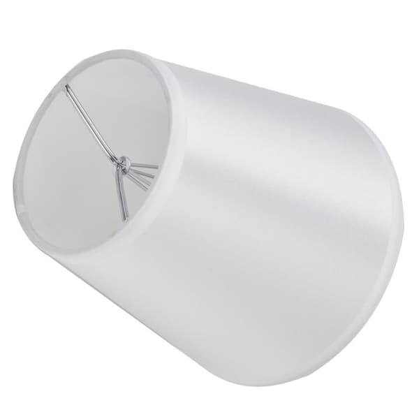 2-pack tyglampskärmar – PT10 Vit – Clip-on E14 – Vardagsrum Sovrum
