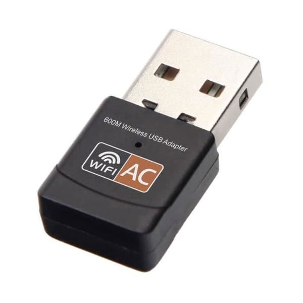 USB WiFi-adapter - RTL - 600 Mbps - Dobbel-frekvensantenne - USB 2.0 - Windows/Linux-kompatibel