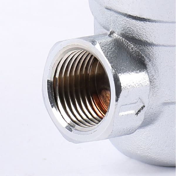 Justerbar 15 mm regulator med 0-10 bar trykmåler