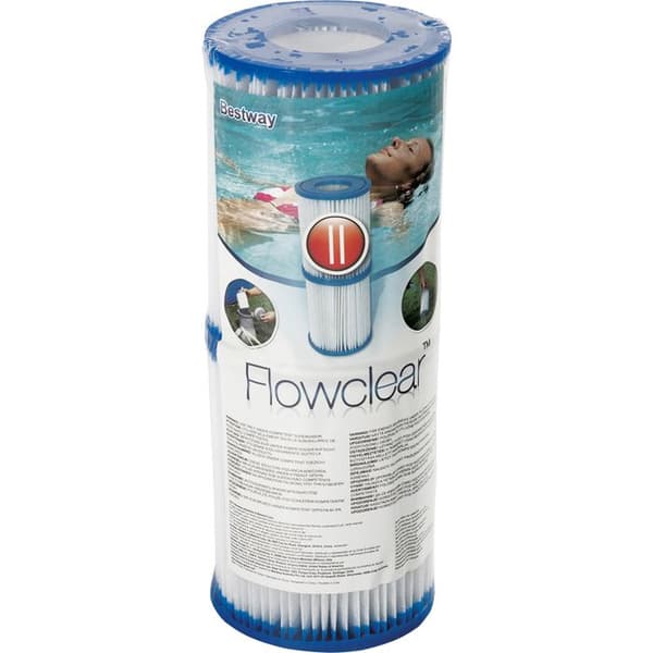 Filterpatron för Bestway typ II 2006 poolpump - 3028 L/h