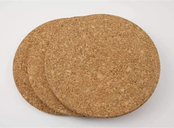 3 korkkialustan setti – halkaisija 19 cm