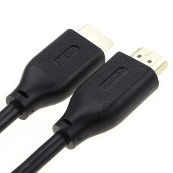 HDMI 2.0 høyhastighetskabel for LED OLED QLED 4K HDR TV-er, Ethernet, gullbelagt, 2m