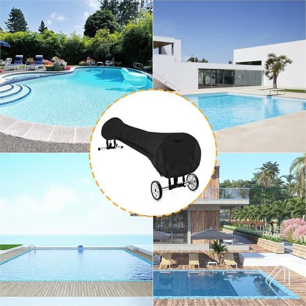 Infällbart solskydd, infällbart poolskydd, 6-meters skyddsöverdrag