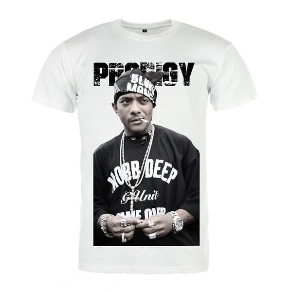 Mobb Deep T-skjorte Hvit Prodigy G-Unit Hvit White L