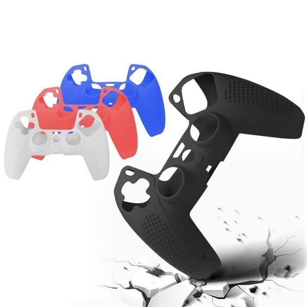 Skridsikkert silikone beskyttelsescover til PS5-controller - Sort