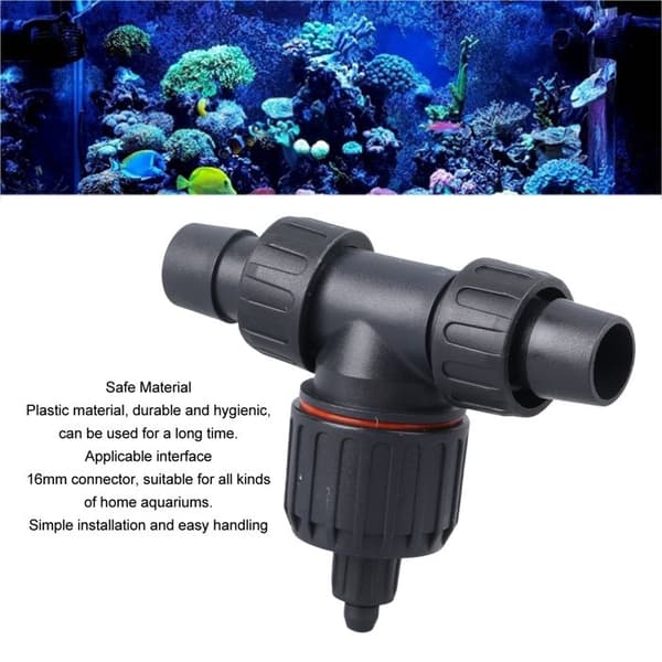 3-veis 16 mm akvarium CO2-diffusor – Stillegående – for vannplanter