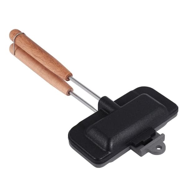 Pølsetoaster, Dobbeltsidig Sandwichmaker, Ostform, Campingstekepanne
