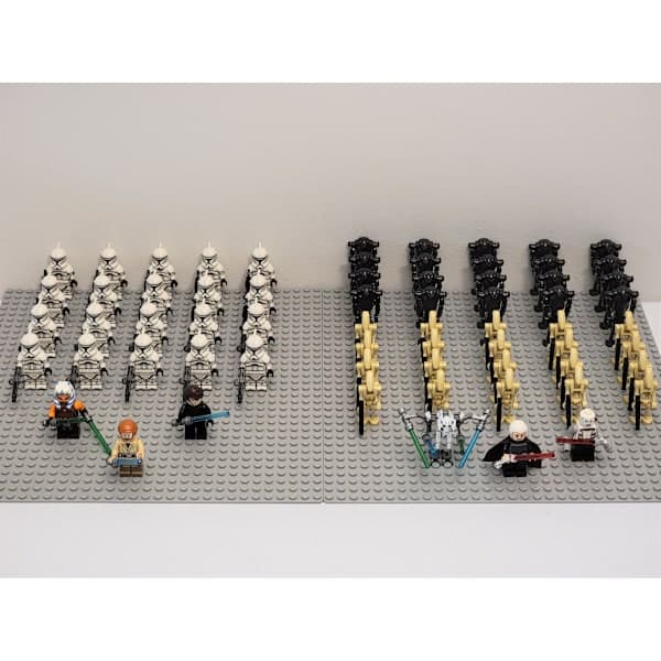 Star Wars Battle Sæt Fase 1 Clone Troopers Droider Custom Sæt 66 dele