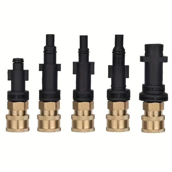 Adapter för högtryckstvätt, 1/4\" snabbkoppling, för anslutning av vattenpistoler.