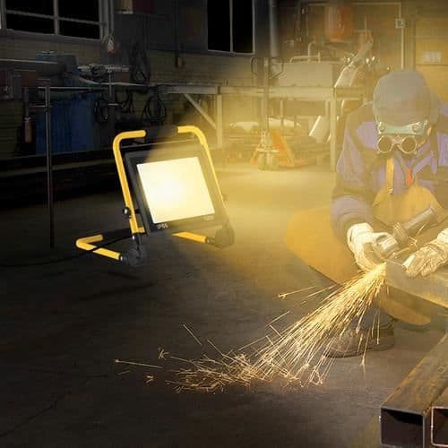 100W lämminvalkoinen LED-kohdevalo ulkokäyttöön virtajohdolla IP66 vedenpitävät kohdevalot