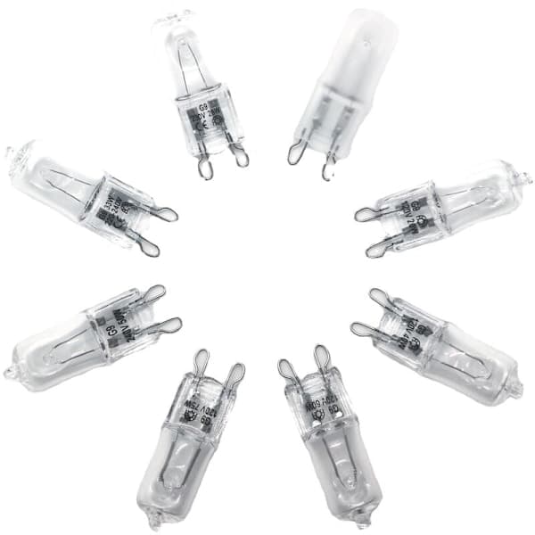 G9 Halogenlampe 20W 230V Varmhvit 2700K, 10-pakning