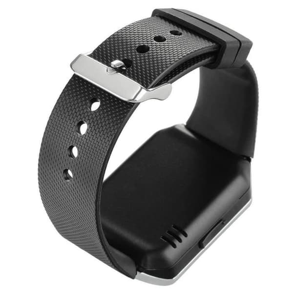 Bluetooth Smart Watch Phone DZ09 med TF SIM-kortstöd, HD-kamera, synkronisering för samtal och SMS för Android-telefoner - Svart