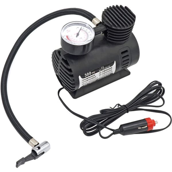 12V Bärbar Bilpump, Liten Elektrisk Bil Luftpump