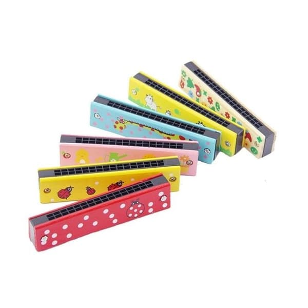 Fargerik treharmonika for barn, Montessori-spill